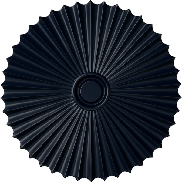 Ekena Millwork Shakuras Ceiling Medallion (For Canopies up to 5 3/4"), Hand-Painted Midnight Dream, 33 7/8"OD x 2"P CM34SHMDF - main